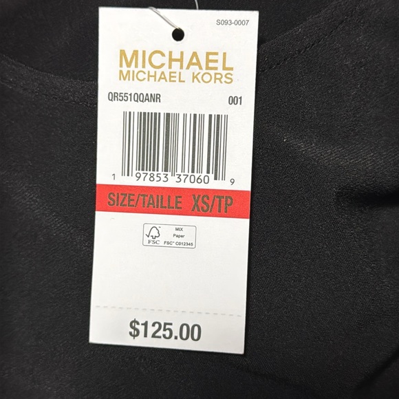 Michael Michael Kors Black Women's Top - Picture 6 of 6